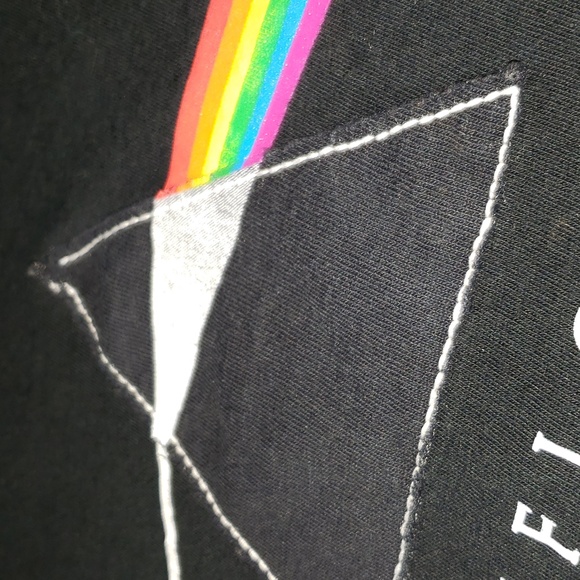 Anthill Rockware Pink Floyd Stitched On Triangle Tshirt Size 2XL Black - Picture 3 of 5